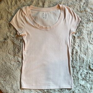 A New Day Light Pink Short Sleeve Tee